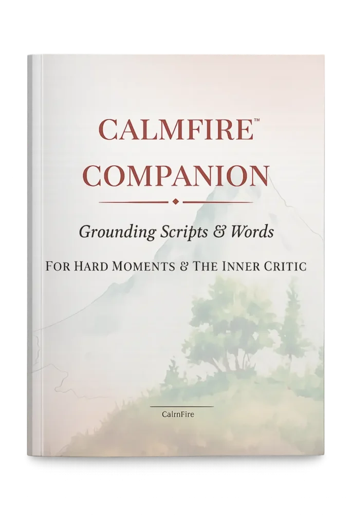 CalmFire Companion Grounding Scripts CPTSD Retina CalmFire Companion Grounding Scripts CPTSD